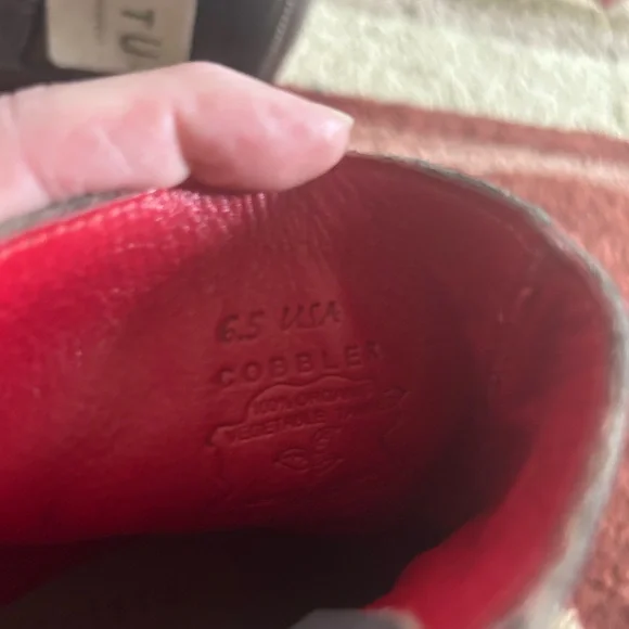 Bed Stu Iris Black Leather Ankle Boots Zipper Detail 6.5 NWT - Picture 4 of 6